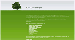 Desktop Screenshot of kanelandsurveyors.com