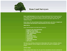 Tablet Screenshot of kanelandsurveyors.com